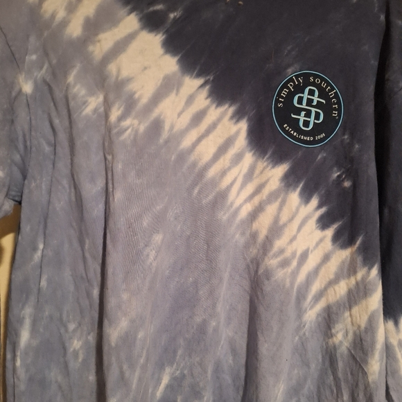 Simply Southern Tie-Dye Tee Let The Good‎ Times Roll Size Large - Picture 3 of 7